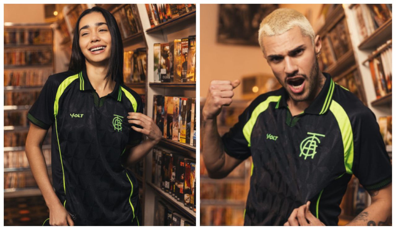 Camisa 3 do América para 2025 remete aos anos 90
