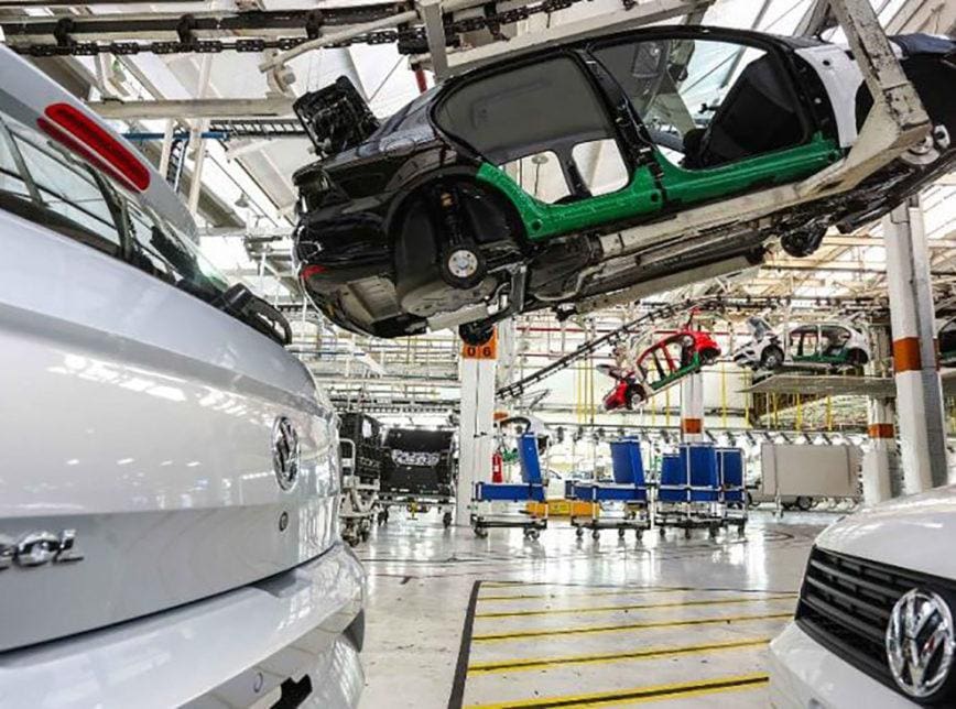 Fábrica da Volkswagen em Taubaté, em São Paulo