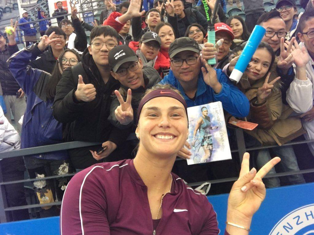 Aryana Sabalenka passou à fase semifinal do tornio de Shenzhen