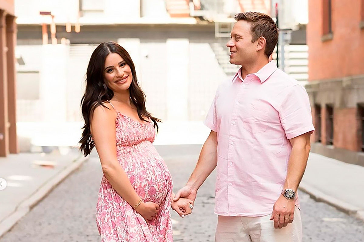 Lea Michele e seu marido, Zandy Reich