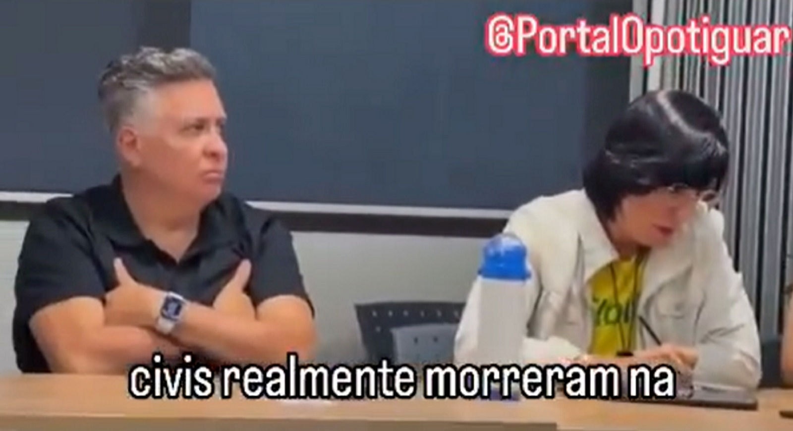 O prefeito de Belo Horizonte, Álvaro Damião (União), durante palestra de porta-voz das forças armadas israelenses no país do Oriente Médio