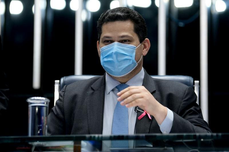 Presidente do Senado Federal, senador Davi Alcolumbre (DEM-AP)