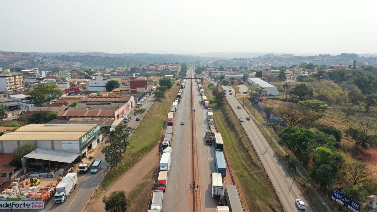 Greve dos caminhoneiros 2021