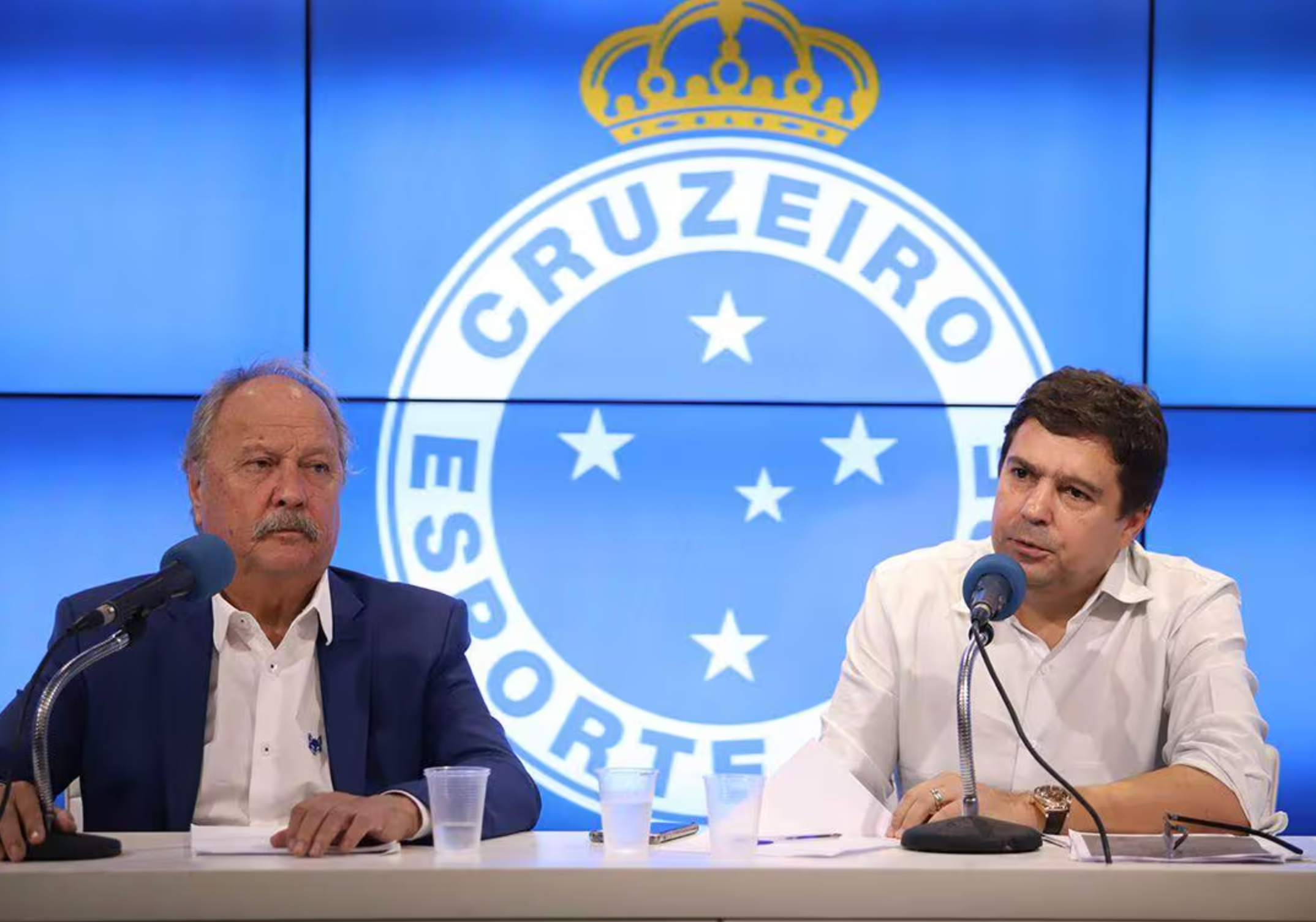 Wagner Pires de Sá e Itair Machado, ex-dirigentes do Cruzeiro Esporte Clube
