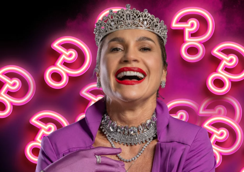 Flávia Alessandra nos bastidores da Globo  - Divulgação/TV Globo 