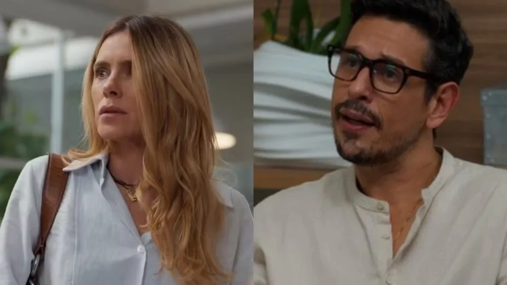 Leila (Carolina Dieckmann) e Renato (João Vicente) de Vale Tudo