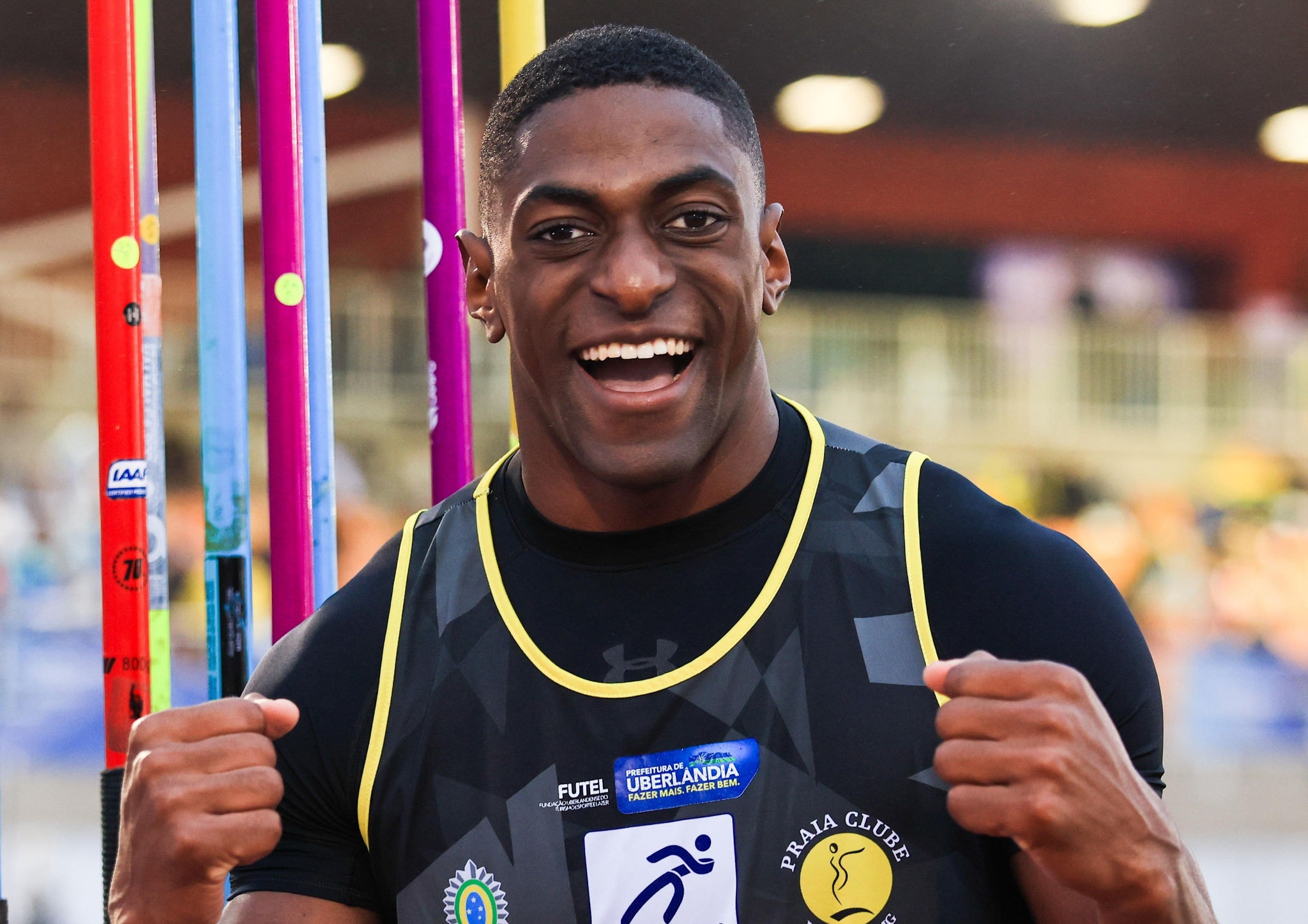 Luiz Maurício: ouro, recorde sul-americano e índice olímpico no dardo no Troféu Brasil