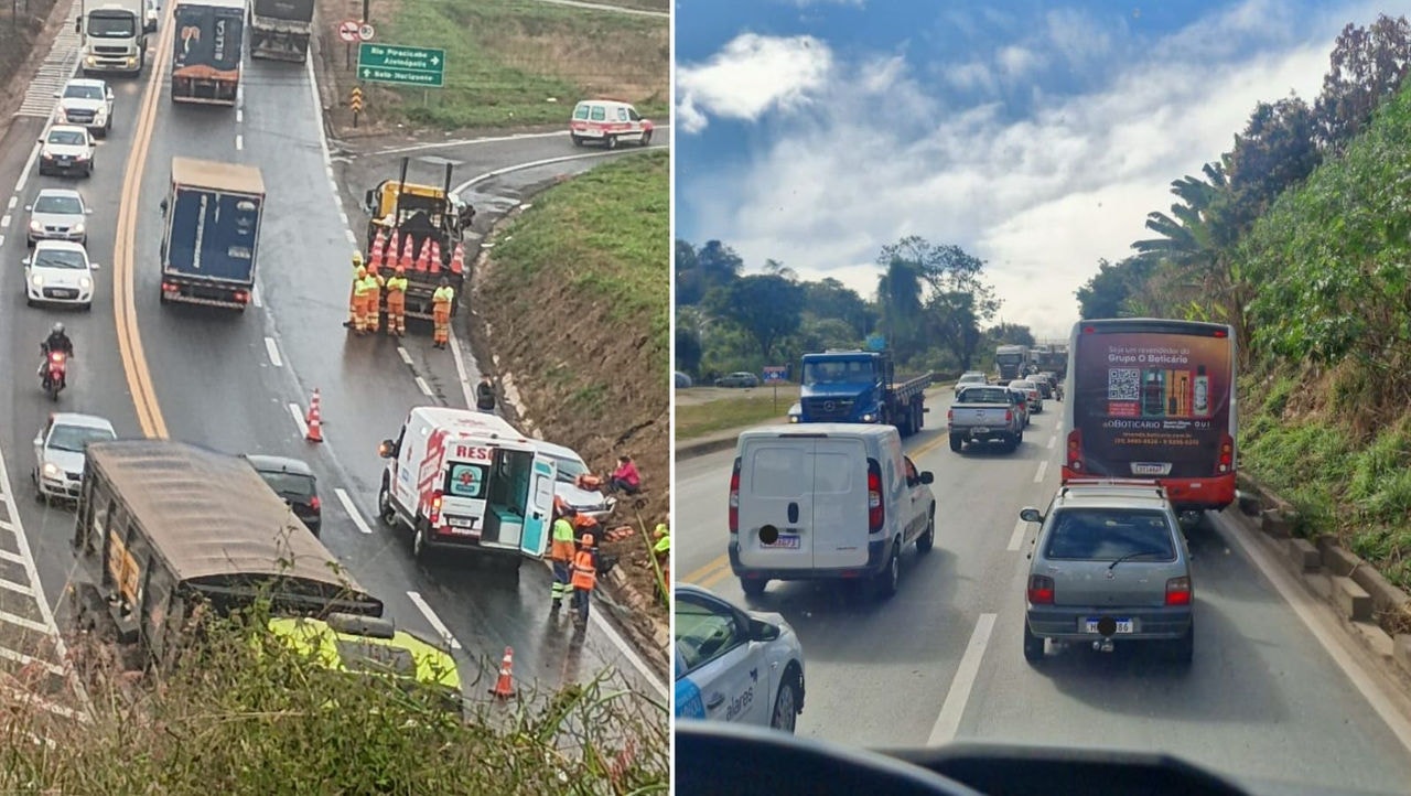 Acidente ocorreu na manhã desta sexta-feira (11/7)