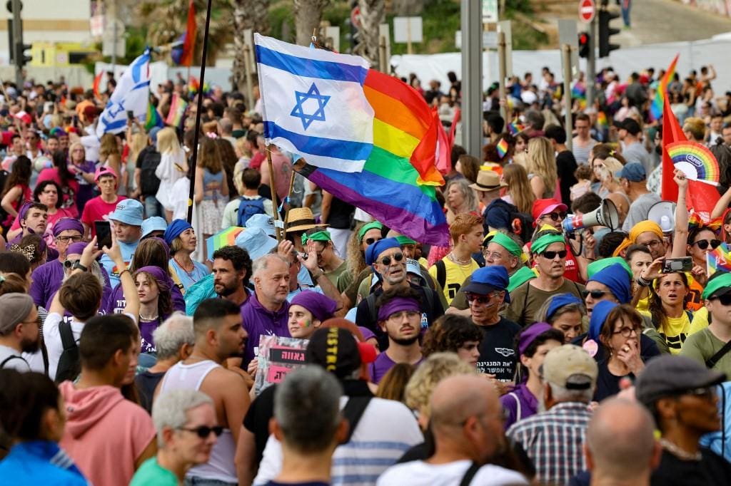 Marcha do Orgulho LGBTQIA+ em Tel Aviv, Israel