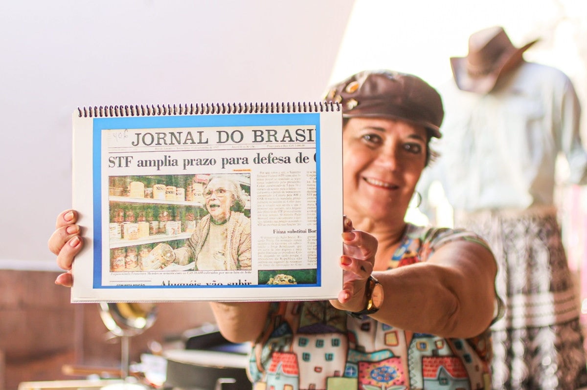 Françoise Imbroisi registrou consumidora assustada com preços na década de 80