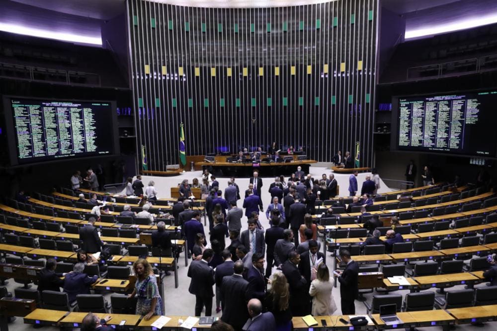 Câmara durante votação da reforma tributária