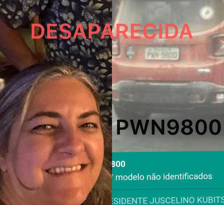 Mulher desapareceu em Belo Horizonte nessa sexta-feira (25)