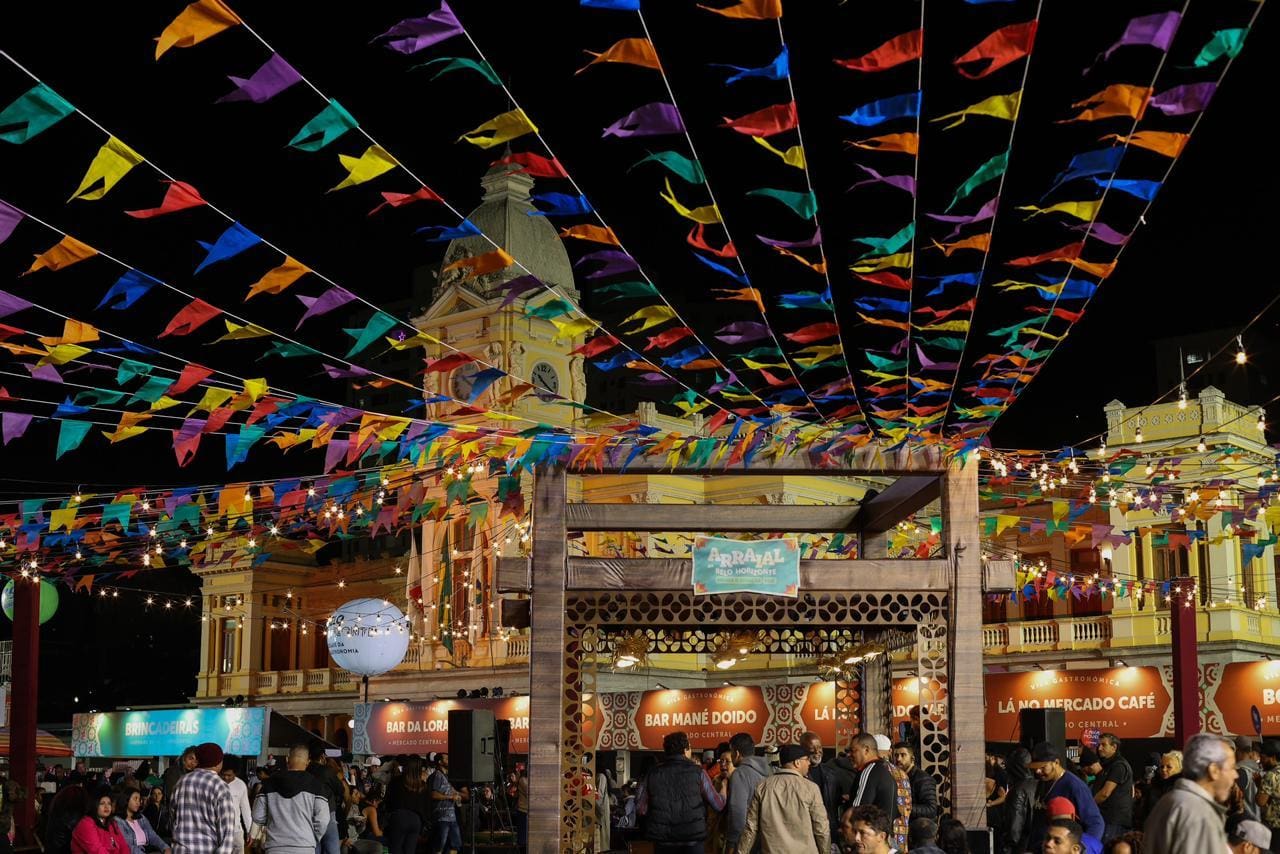 Praça da Estação recebeu o Arraial de Belo Horizonte