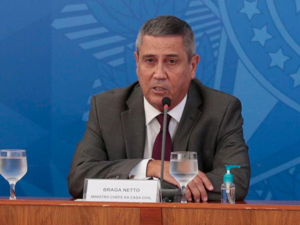 Braga Netto, ex- ministro chefe da Casa Civil