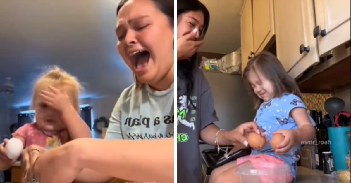 trend Tik tok mães quebram ovo na cabeça de filho polêmica