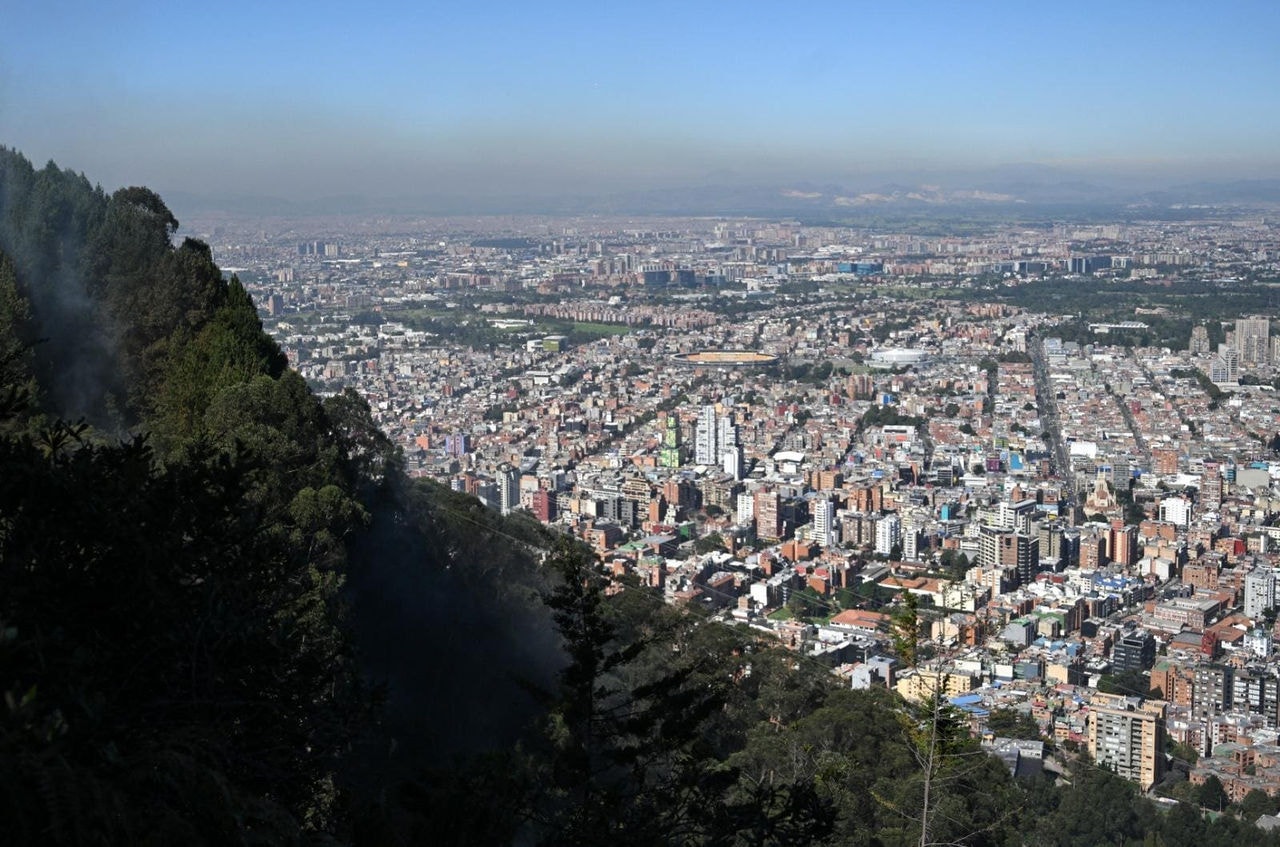 Vista de Bogotá a partir do Cerro Monserrate