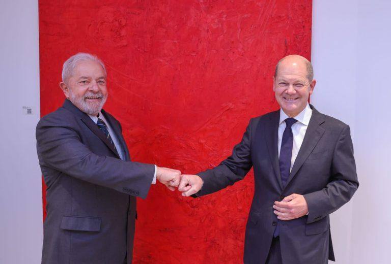 Lula e primeiro-ministro alemão Olaf Scholz