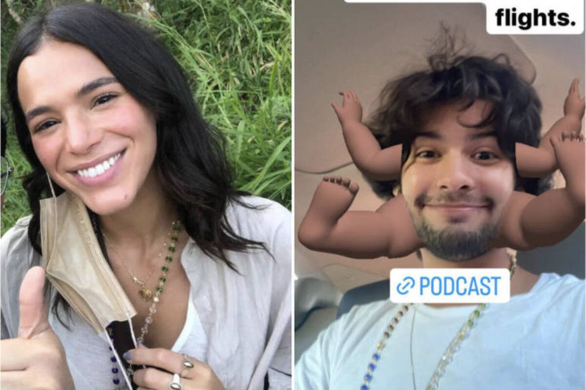 Os atores Bruna Marquezine e Xolo Mariudeña