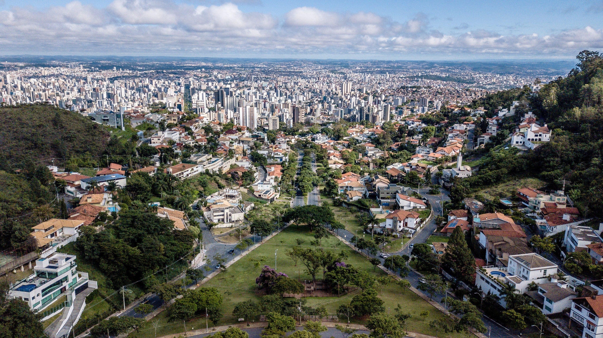 Vista aérea de Belo Horizonte