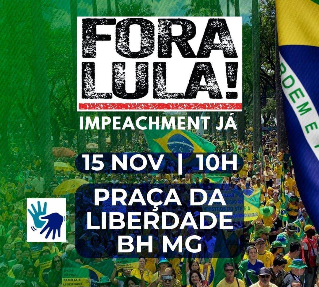 Grupo reivindica, entre outros itens, impeachment do presidente Lula e anistia para os envolvidos nos atos de 8 de janeiro em Brasília