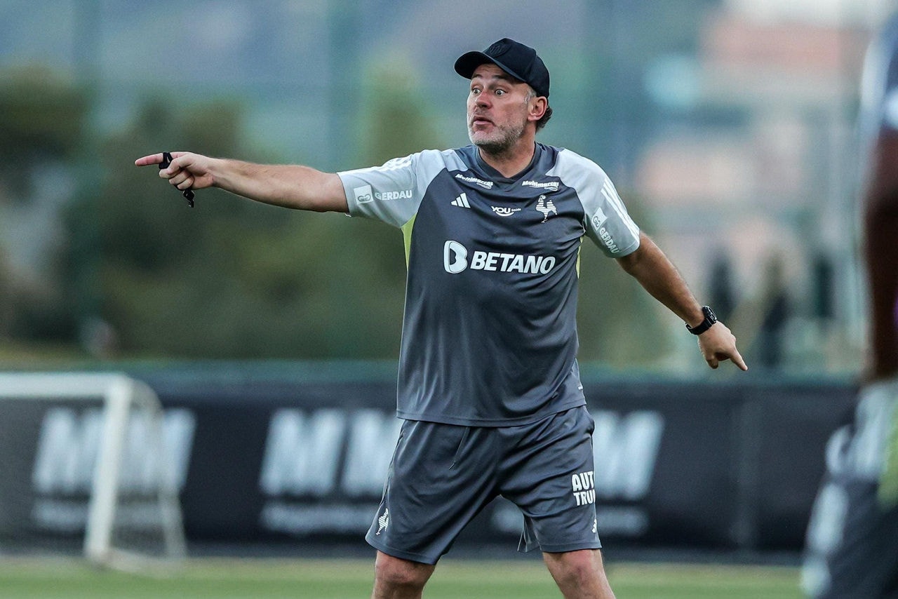 Gabriel Milito, técnico do Atlético