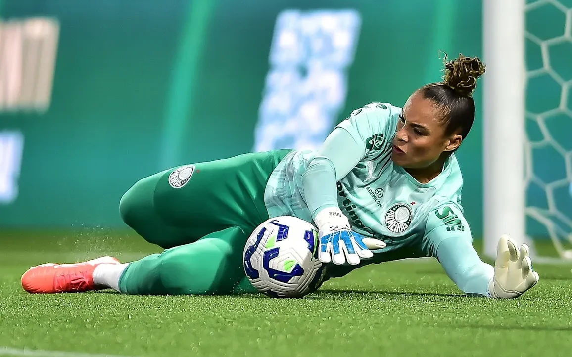 Natascha, goleira do Palmeiras, durante treinamento. (Foto: Staff Images/CBF)