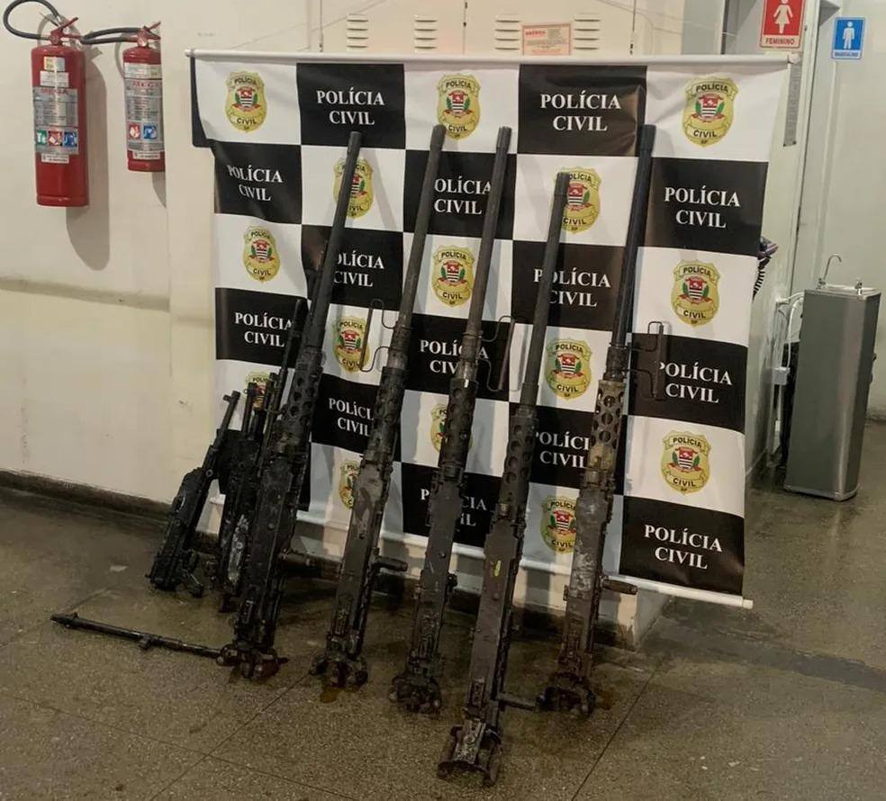 Nove armas furtadas do Exército são encontradas na Grande São Paulo