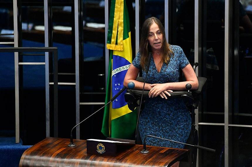 Na imagem, a senadora Mara Gabrilli (PSDB)