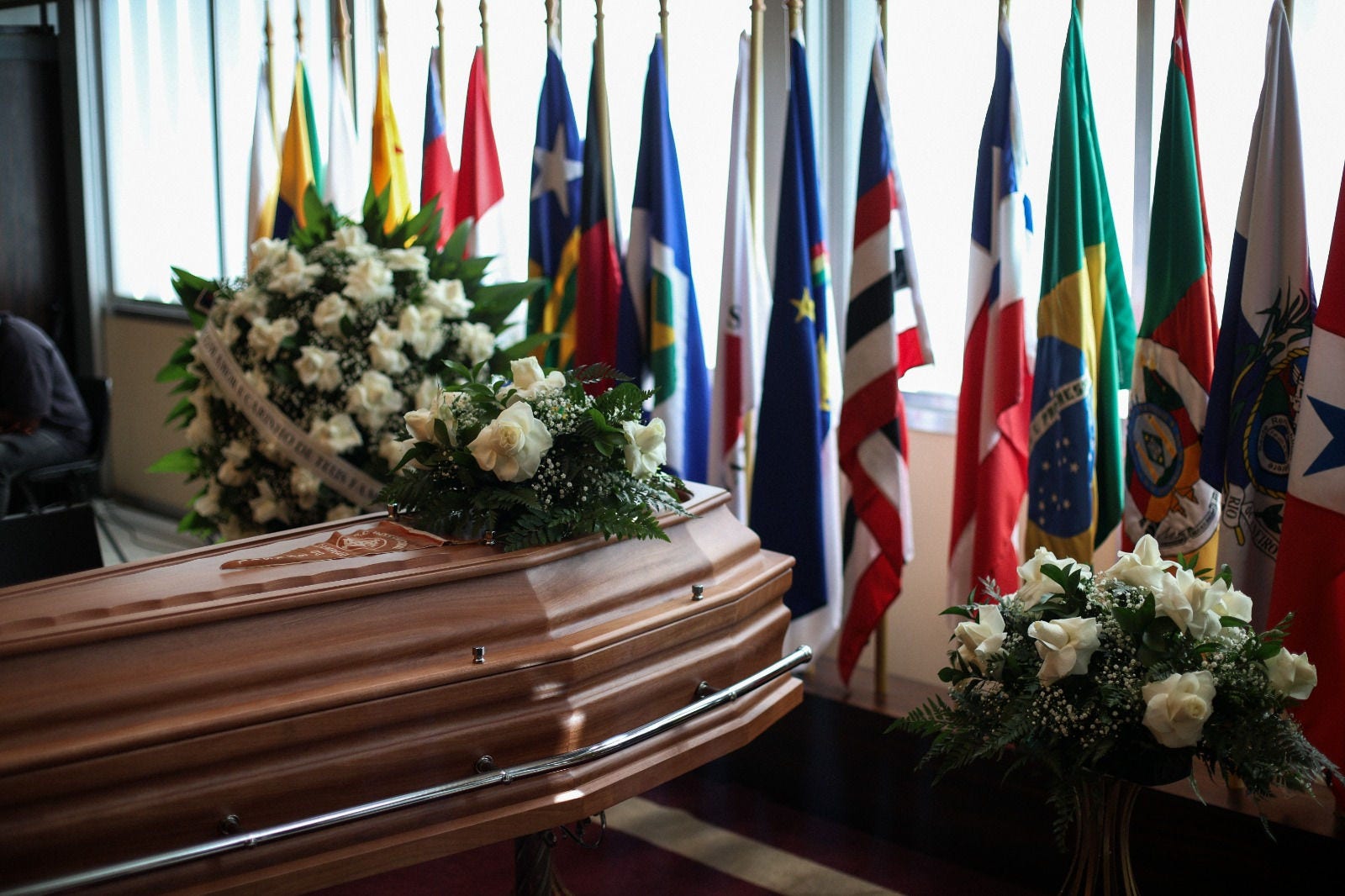 Flâmula do Internacional, uma das paixões de Luis Fernando Verissimo, foi disposta sobre o caixão do escritor