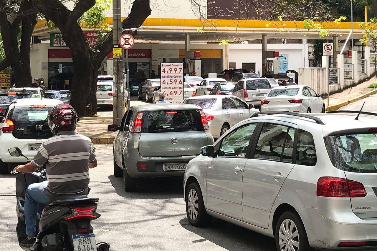 Greve provocou corrida aos postos de combustíveis de BH