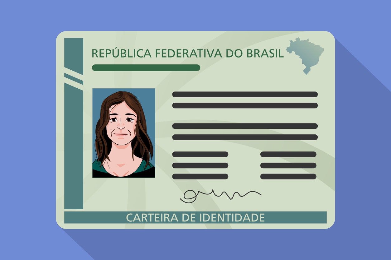 Brazilian ID - identity card - RG new model imitation