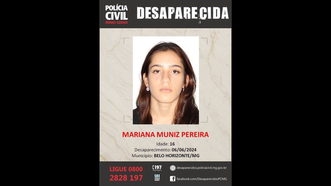 Mariana, adolescentes desaparecida no Castelo