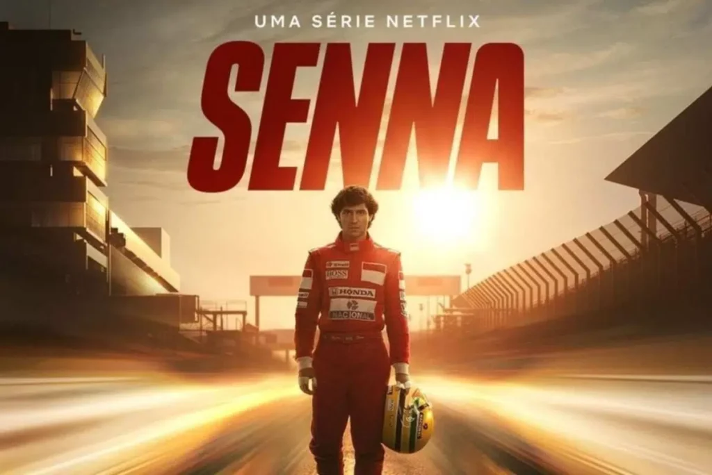 Gabriel Leone é Ayrton Senna - (Divulgação/Netflix)