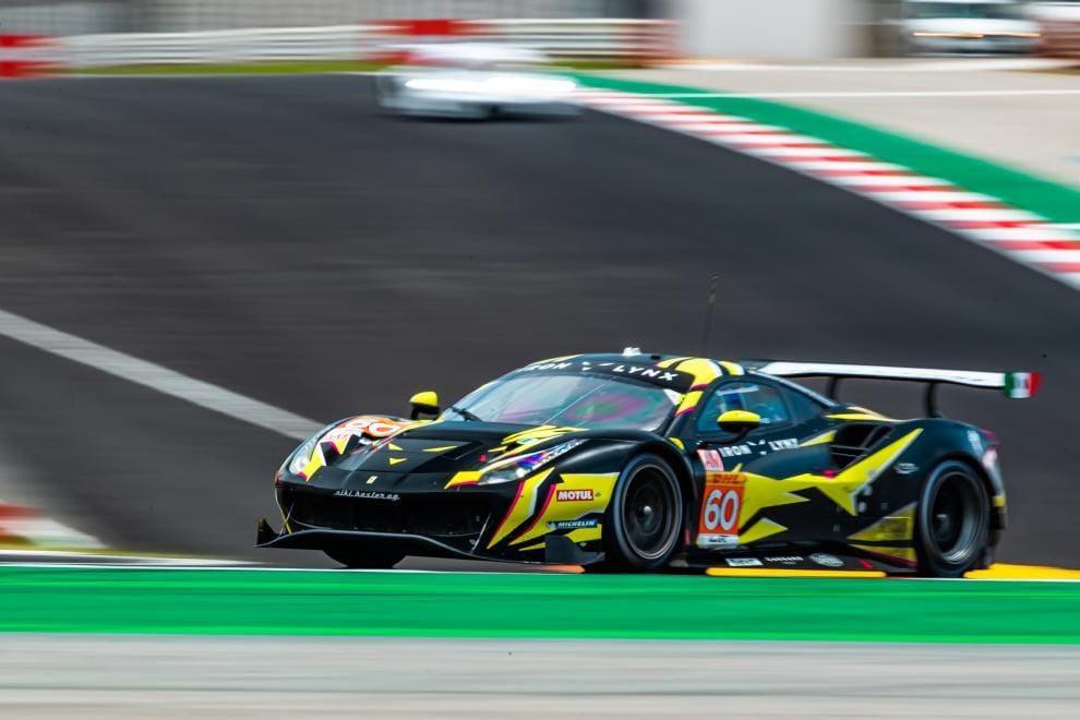 Ferrari 488 GTE Evo da Iron Lynx, um dos carros que Bruno Baptista irá pilotar na Europa