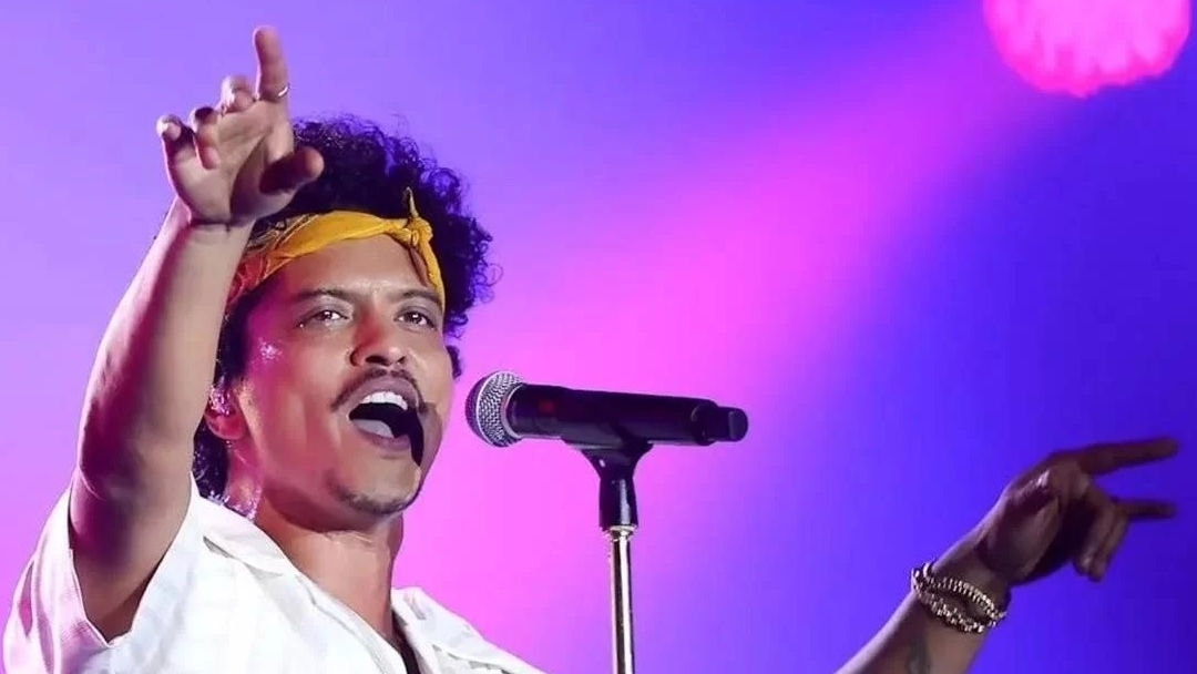 Bruno Mars se apresenta em BH dia 05 de novembro de 2024