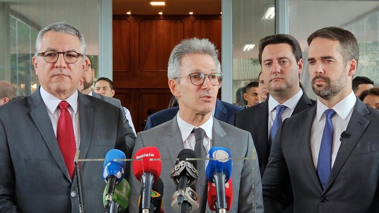 Governador Romeu Zema (Novo) cumpre agendas em Brasília