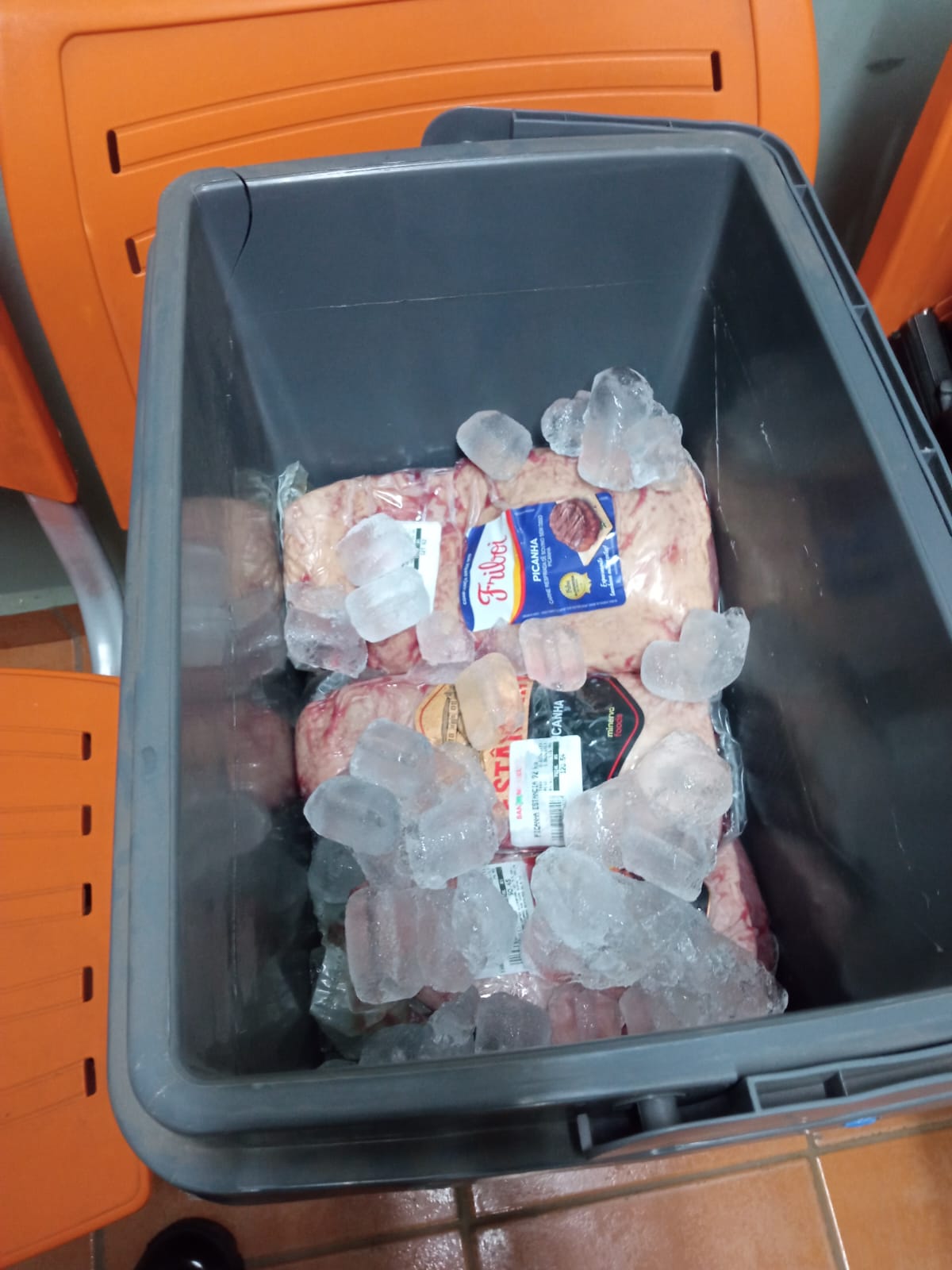 Três peças de picanha foram recuperadas
