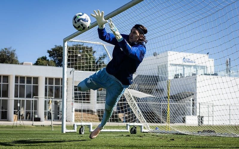 Goleiro Cássio vai enfrentar seu ex-clube, quarta-feira (23), pelo Brasileiro (Foto: Gustavo Aleixo/Cruzeiro)