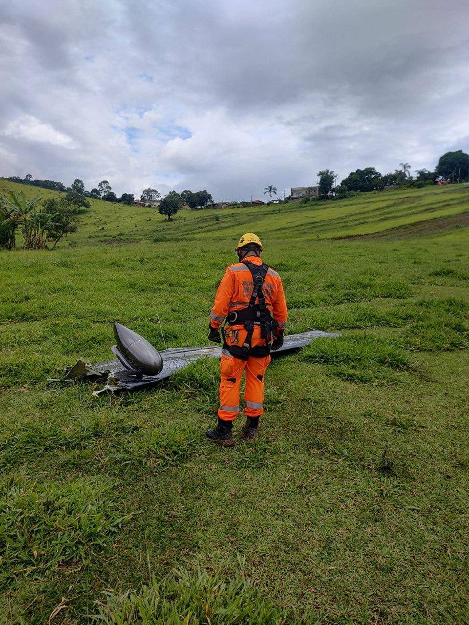Avião caiu neste domingo (28 de janeiro) no Sul de Minas
