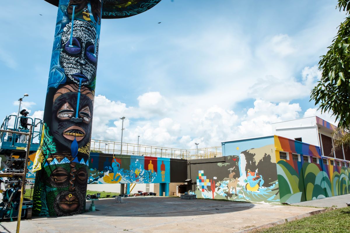 Projeto "Arte nas Águas de Minas" une grafite, engajamento comunitário e educação ambiental
