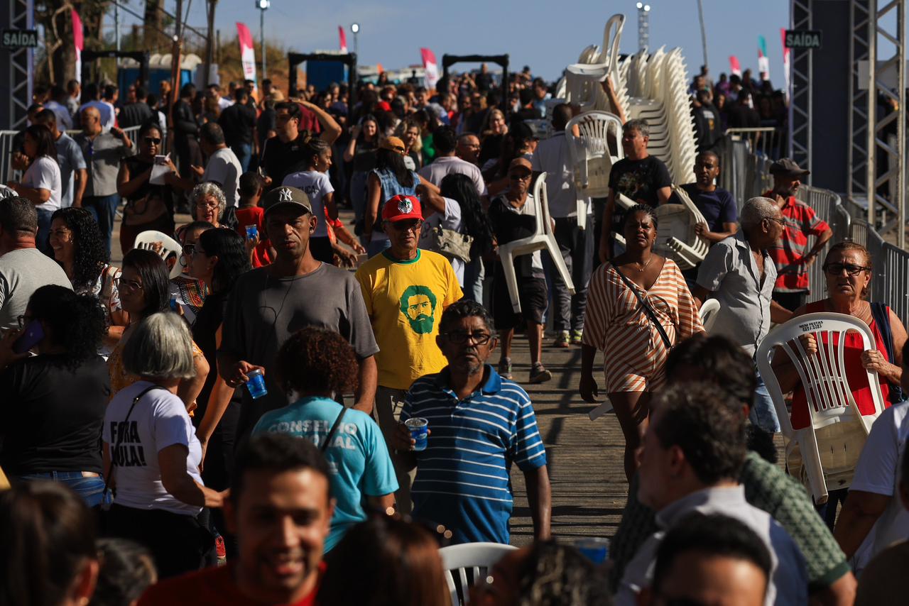 Local onde o presidente Lula é aguardado para cerimônia sobre investimentos do Governo Federal em Contagem (MG) e visita à obra da Avenida Maracanã