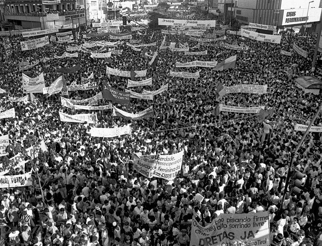Democracia. Campanha “Diretas Já” marcaram luta popular pelo fim da Ditadura, em meados da década de 1980