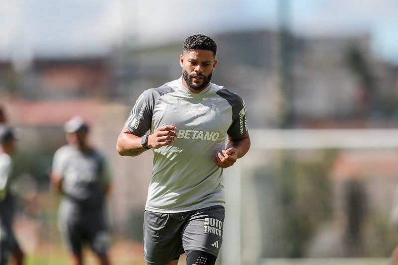 Hulk desfalcará o Atlético diante do Fortaleza para acompanhar o nascimento da filha nos EUA