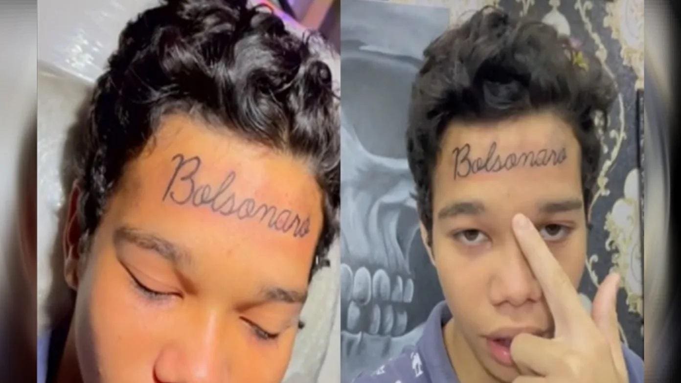Tatuagem na Testa