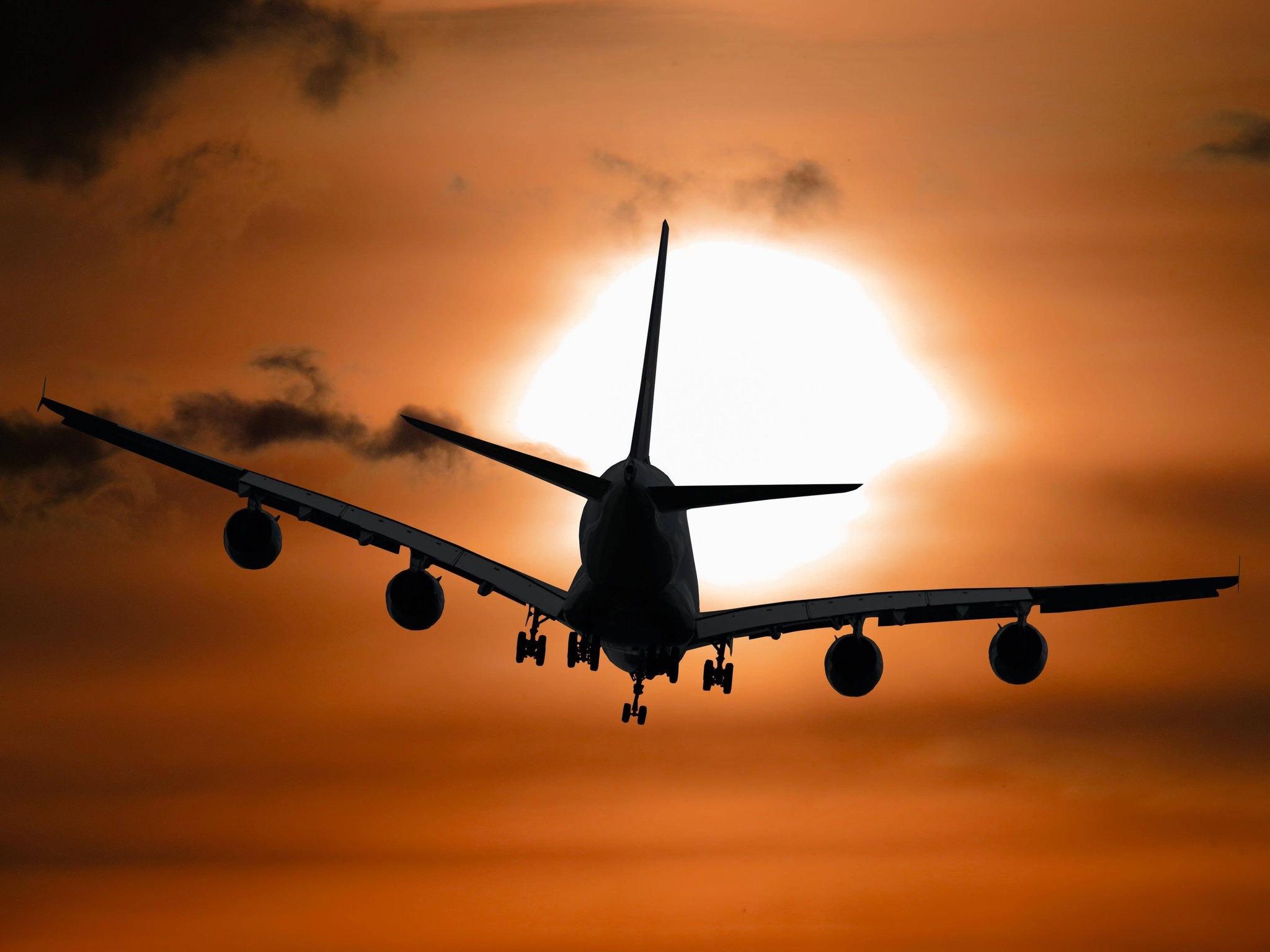 Imagem ilustrativa de um avião