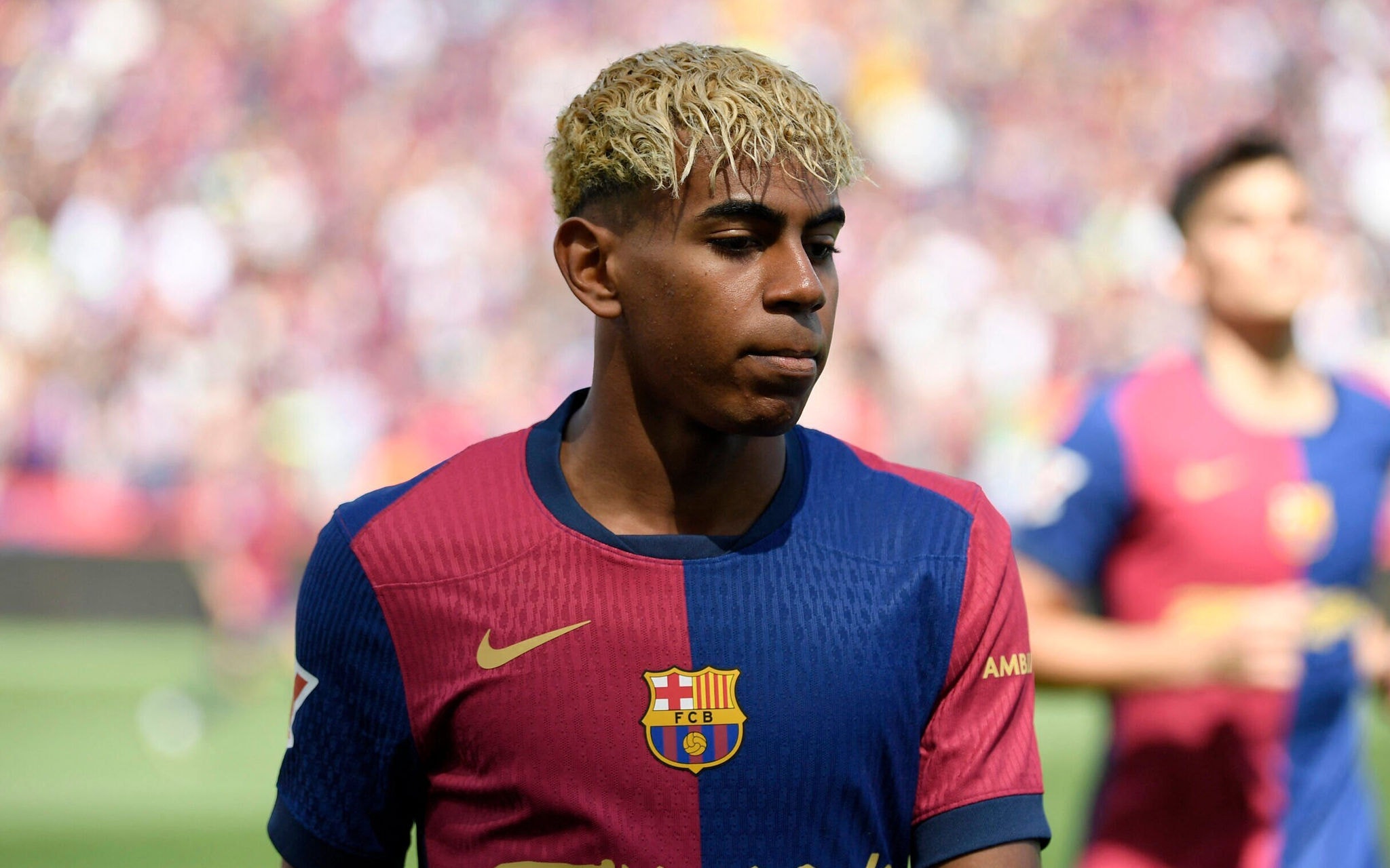 Lamine Yamal, do Barcelona (Foto: Josep Lago / AFP)