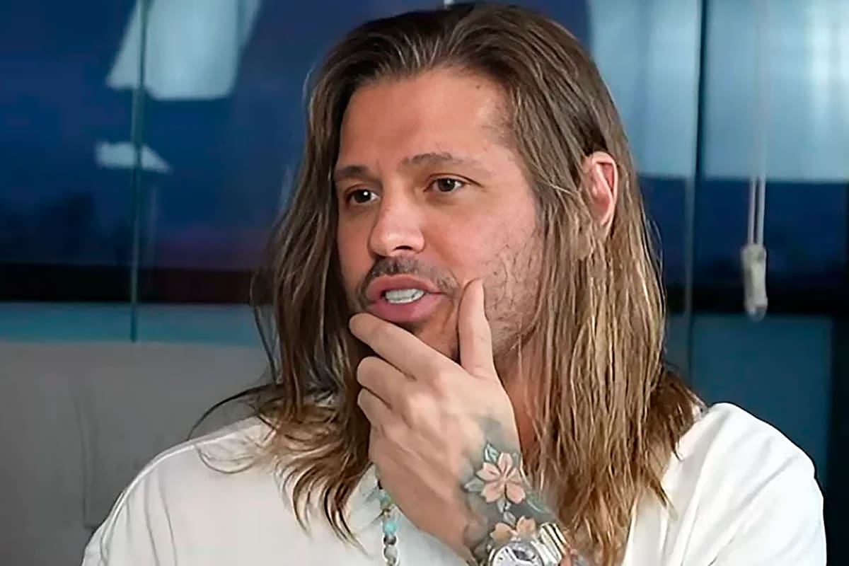 Dado Dolabella em entrevista ao jornalista Leo Dias