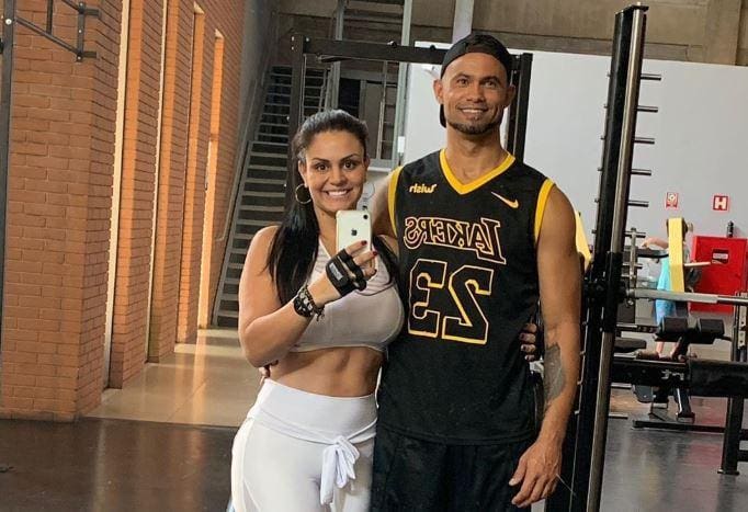 Ingrid Calheiros e Bruno Fernandes