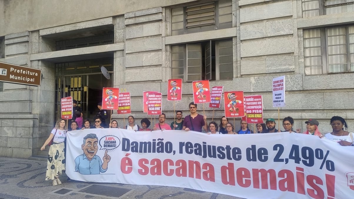 Professores não aceitam 2,49%  oferecidos pela PBH