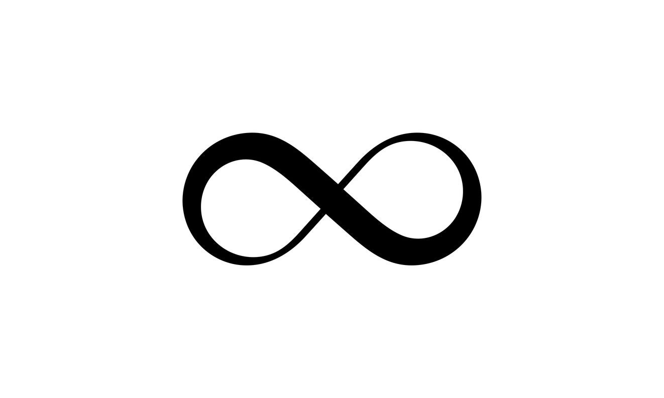 infinity symbol or sign, infinity icon vector illustration
